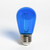 Halco 82687 - LED Filament S14 Blue Lamp - E26 Base - Dimmable 