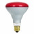 Halco 404049 - BR30 Red Incandescent Bulb - 65W - E26 Dimmable