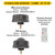 Halco 37315 - Haisen Microwave Sensor - 12VDC - Daylight Harvesting