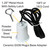 Halco 10242 - EX39 Mogul Base Hook Adapter - 10ft Shielded Cord - Safety Latch