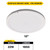 Halco 83904 - 12in LED Surface Mount Disk - CCT Selectable - PIR Sensor