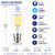 TCP FED23N15050E39CL - 26W Clear ED23 LED Filament HID Replacement Lamp - 5000K 