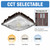 110W High Output LED Parking Garage Light - Bronze 