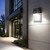 Compact Bronze LED Wall Pack - 28W - Clear Lens - Built in Photocell - 5000K 