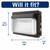 120W Low Profile LED Wall Pack - CCT Selectable - Deco Lighting DSWP-GEN2-MW120 