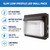 120W Low Profile LED Wall Pack - CCT Selectable - Deco Lighting DSWP-GEN2-MW120 