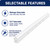 Deco DLSL-GEN2-M8MW90 - 8ft Mushroom Lens LED Linear Strip Light  
