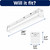 2 ft Emergency LED Linear Strip Light with Battery Backup - Lumen and CCT Selectable 