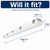 8ft LED Vapor Tight Fixture with Motion Sensor and Emergency Backup - Deco DVT-GEN2-8MW90-MS-EM 