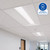 Emergency 2x4 Volumetric LED Troffer with Battery Backup - Low Glare Center Basket 