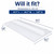 Emergency 2x4 Volumetric LED Troffer with Battery Backup - Low Glare Center Basket 