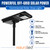 NaturaLED 9806 - 80W Solar Area Light - 5000K - Slip Fitter - 16,000 Lumens