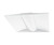 Emergency 2x4 Center Basket LED Troffer for Drop Ceilings - Battery Backup 