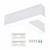 Deco DPAT-VPL-T-W - White T-Bar Connector for Vector Architectural Linear Lights 