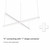 Deco DPAT-VPL-X-B - Black X-Bar Connector for Vector Architectural Linear Lights 