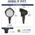 Commercial LED Bullet Landscape Flood Light with Photocell - Modern Bronze Finish 