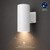 Dark Sky LED Outdoor Wall Light Fixture - White Finish - 3000K 