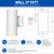 Dark Sky LED Outdoor Wall Light Fixture - White Finish - 3000K 