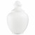 21" White Textured Acorn Post Light Globe - 8" Flange Base - Acrylic Replacement Cover 