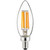 Sunlite 81102-SU - 5.5W LED B11 Candelabra Bulb - 3000K - Dimmable 