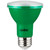 Sunlite 40250-SU - PAR20 LED Bulb - Green - 3W - E26 - 3-Pack 