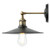 Sunlite 07036-SU - Antique Brass Wall Sconce - E26 Base, A19 Bulb 