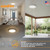 Sunlite 85672-SU - 7in Round LED Mini Panel - 15W - Dimmable 