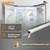 Sunlite 88207-SU - 5ft Fridge LED Light - 5000K - 23W Wet Rated 