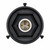 Black Post Top Globe Fitter with E26 Socket - Fits 3-Inch Pole and 4-Inch Neck Globe 