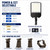 300W LED Shoebox Parking Lot Area Light - Selectable Wattage and CCT - All 4 Mounts Included 