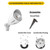Halco 25591 - Mini Bullet Flood - CCT Selectable - 10W Wet Rated 