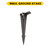 Halco 25599 - 8in Ground Stake for MBUL Mini Bullet - Bronze Finish, Wet Rated 