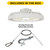 Halco 30400 - HoverBay Round High Bay - CCT Selectable - Lumen & Beam Selectable 