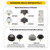 Halco 30407 - HoverBay Round High Bay - CCT Selectable - 180-240W 
