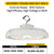 Halco 30435 - HoverBay Round High Bay - CCT Selectable - 100/120/150W 