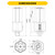 Halco 82855 - LED Triple Tube Plug-In Lamp - CCT Selectable - GX24D Type B 