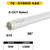 Halco 87301 - 3 ft LED T8 Retrofit Lamp - CCT Selectable - Type A/B 