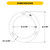 Halco 87506 - T9C8-8CS-HYB-LED - T9 Circline 8 inch LED - CCT Selectable 