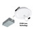 Halco 89235 - 4in LED Slim Downlight - CCT Selectable - 9W Baffle Trim 