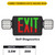 Halco 98026 - Combo Exit/Emergency Light - Red/Green Selectable - 90min Battery 