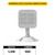 Halco 98057 - Remote Single Square Outdoor LED Remote Head - 1.2W - Wet Rated 