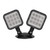 Halco 98066 - Outdoor Double Square LED Remote Head - 200lm - Wet Rated 