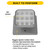 Halco 98069 - Remote Head Indoor Single Square - 1.2W - Adjustable Beam 