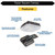 Topaz F-CPS/60W/50K/BZ - LED Square Canopy - 5000K - IP65 Wet Rated 