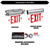 Topaz ESEL/DFR/RMR/B-NYC - Edgelit Mirror Exit - NYC Approved - 90-Min Battery Backup 