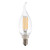 Topaz LCFC/5/927/ANTQ-61 - LED CA10 Chandelier - 2700K - Dimmable E12 Base 