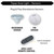 Topaz ARL-480PCS-T3-HV - 480W Type III LED Area Light with Slipfitter - 277-480V 
