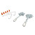 Topaz LWRAPW-VHK-CHAIN - 41in Chain and Hook Accessory - Suspended Mount for LWRAPU/LHB 