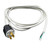 Topaz CSL715-12-WH - 12ft White Cord w/ NEMA L7-15 Twist Lock - CCT Selectable 
