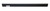 Topaz LSA4P-50PCS-BL - Modern Black 4ft Linear Strip - CCT Selectable - 50W 